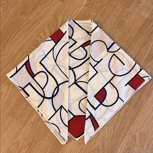 Geometric Pattern Scarf Square